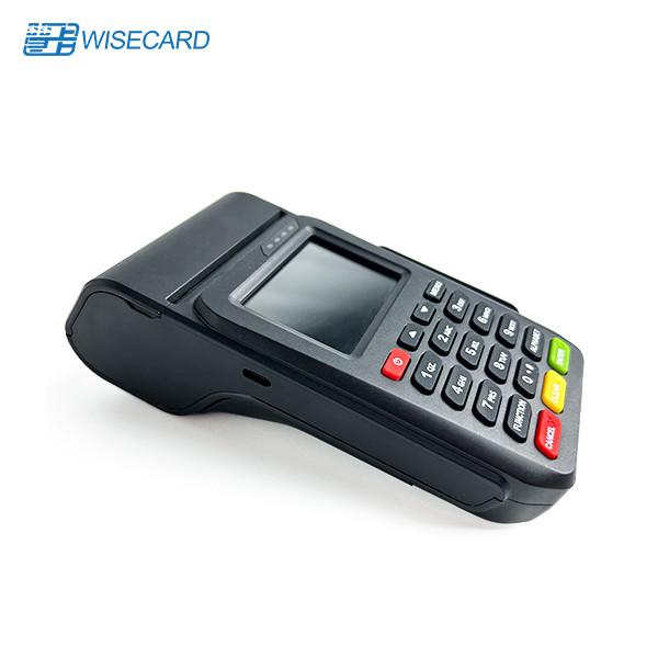 Cheap Mastercard Smart Portable Linux POS Terminal With 0.3M Pixel Camera Encrypted Keyboard for sale