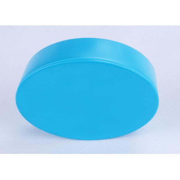 Empty Seamless Round Gift Tins Candy Packaging Blue Color Printed 85x36mm