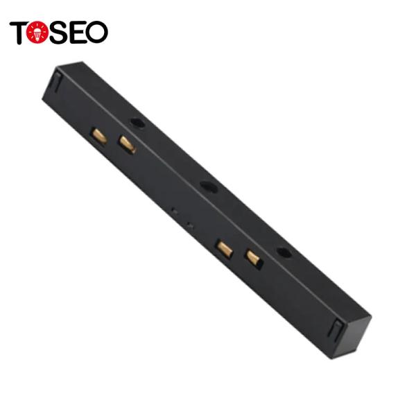 Cheap 4 Wires Recessed Cob Led Magnetic Track Light System Cob Spotlight Connect Adaptor 3 Phase for sale