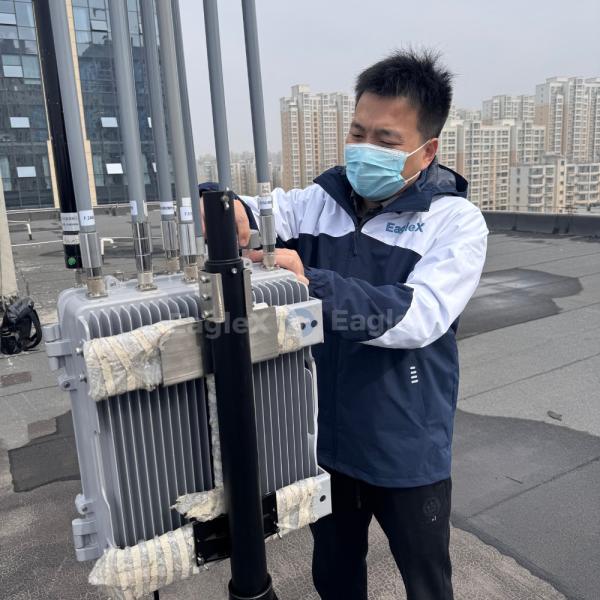 Drone FPV GPS Spoofing Double Protection Defense Area for Power Plant Security 25MHz - 6 GHz Detection Bands Airport