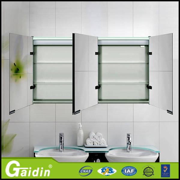 Cheap aluminum bathroom mirror cabinet bathroom wall cabinet for sale