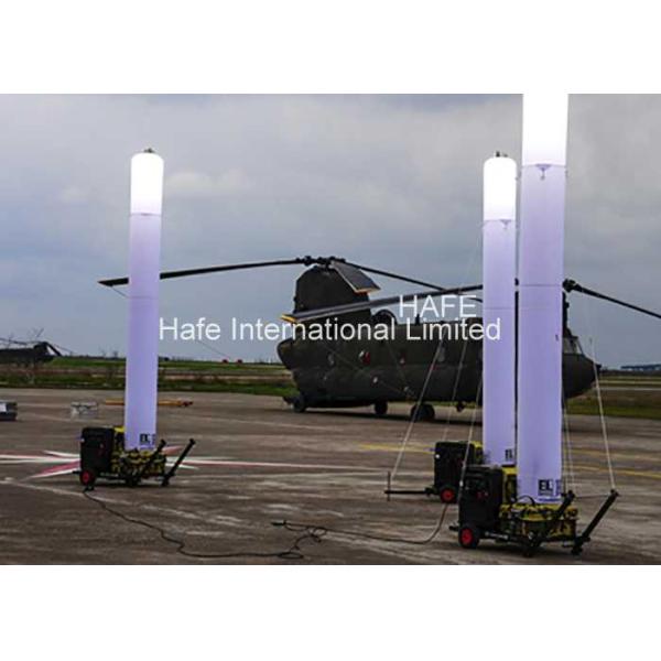 Portable Inflatable Illuminating Tower Movable Rechargeable For Highway Service Vehicles