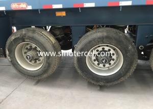 Best 3 Axle Semi Tipper Truck 24 Cbm Dump Semi Trailer With 8mm Bottom Plate wholesale