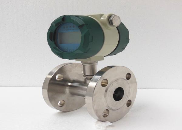Cheap digital turbine flow meter with flanged connection 4~20mA output for sale