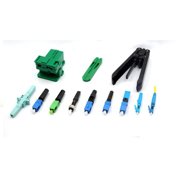 Single Core OEM 52mm Fiber Optic Quick Connector ESC250d SC APC Fast Connector