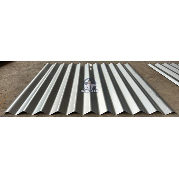 762mm 0.12-0.4mm corrugated roll forming machine in Indonesia Raw material: GI (Galvanized Steel ) material G550