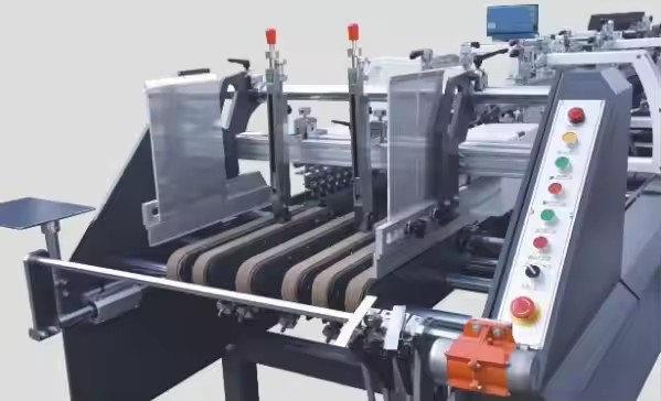 Multifunction Fully Automatic Folder Gluer Four And Six Corner Box Folding And Gluing Machine 380v