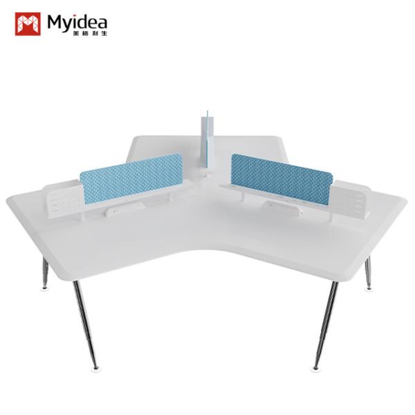 Cheap Support customization Minimalist Modern Screen Divider Workstation Office Employee Desk 6-Seater Extra Thick Custom-Made for sale
