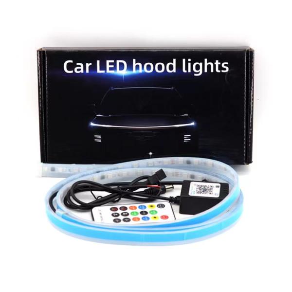 Automotive Cover Light Strip Through Medium Grid Daily Running Led Gap Decorative Light