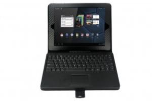 Best Leather Motorola xoom Bluetooth Keyboard Case with Wireless Mouse wholesale