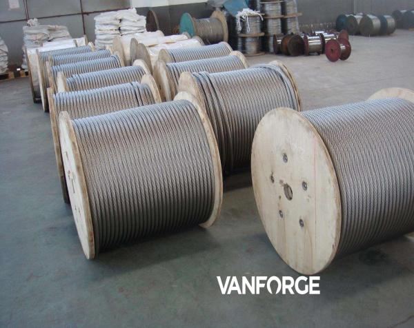 Cheap 7x7 Cold drawn Stainless Steel Wire Rope High Tensile Corrosion resisitant for sale