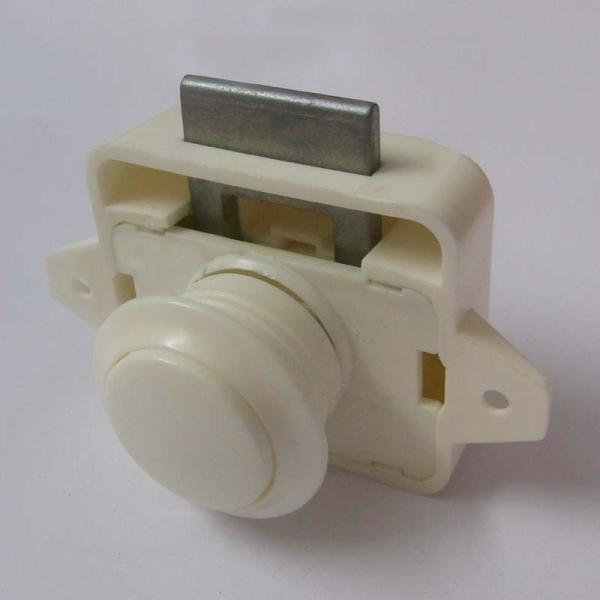 Caravan Lock without key for Cupboard push lock with latch push button cabinet latch