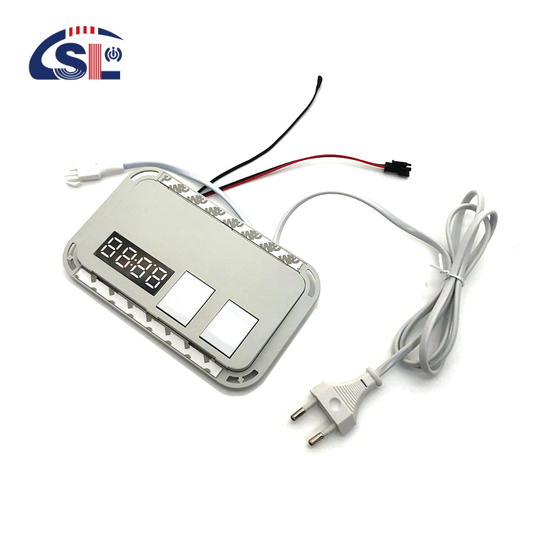 Smart Double Button Touch Sensor Switch with Time and Temperature Output Voltage DC12V