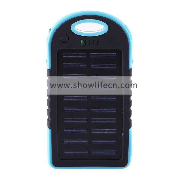 5V2.1A 4000mAh Carabiner Keychain Solar Power Banks