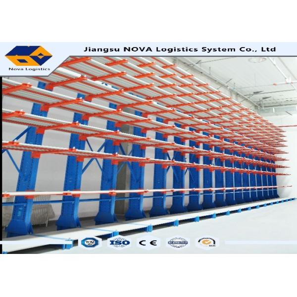 Heavy Duty ISO14001 Cantilever Storage Racks Anti Rust Roll - Formed H Beam