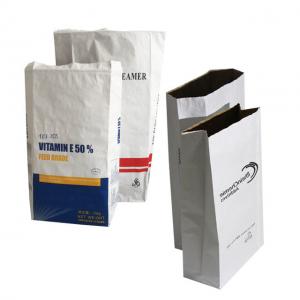 China Custom Printed 7 Colors Kraft Paper Packaging Bags Custom Closure And Shape on sale