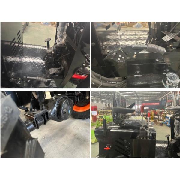 25hp Gasoline Small Wheel Loader New Battery Compact Structure HTML16