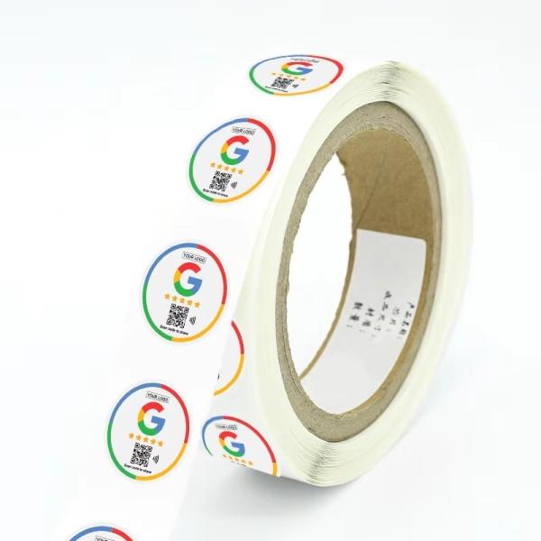 Cheap Custom Contactless Google Review NFC Tag With HF/UHF Chip Waterproof for sale