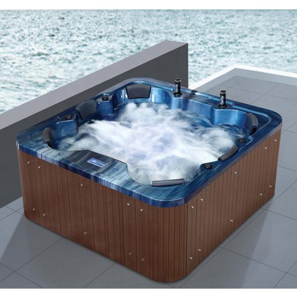 Cheap 240V Bathroom Jacuzzi Tub , 5.5KW Indoor Whirlpool Hot Tub 5 people for sale
