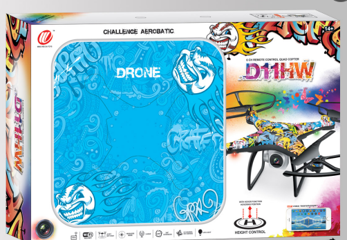 Speed Rotation Capable Drone Auto Hovering Mode Drone D11Hw For Search And Rescue Electric Powered Controller Mode MODE1