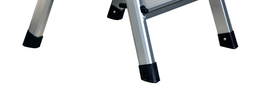 Silver Aluminum Platform Step Ladder 2x2 Step GS EN 131 Certificated