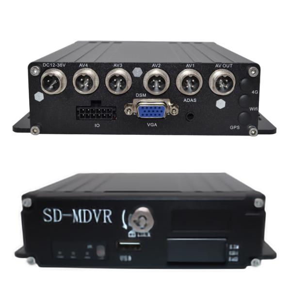 Advanced Driver Safety Alarm Assistance 4CH MDVR with WIFI GPS and Anti Collision System