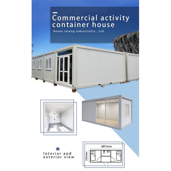 Foldable Units Portable Office Building with Quick Fold Out Flat Pack Container Homes