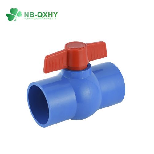 Plastic PVC Compact Ball Valve Form Top Quality Factory