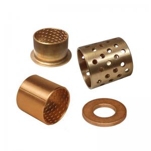 Best CuSn8P FB090 Wrapped Bronze Bearing With Grease Pockets wholesale