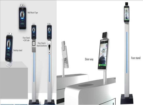 Cheap Office Community Facial Recognition Terminal , Linux / Android Time Attendance Device for sale