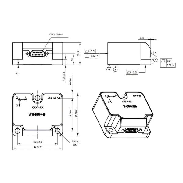 Cost-Effective 6-Axis IMU Inertial Measurement Unit Stim300 Replacement