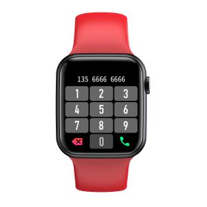 NRF52832 Chip 1.69inch 220mah Square Shape Smart Watch