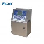 Automatic hot stamping glass bottle cap coding expiry date printing machine