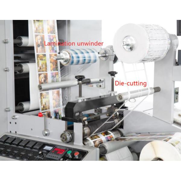 Adhesive Label Automatic Flexographic Printer 310mm Width