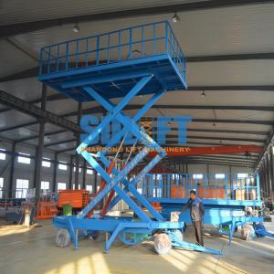 Best 3t 6m Motorized Lift Table Electric Loading Dock For Cargo Moving wholesale