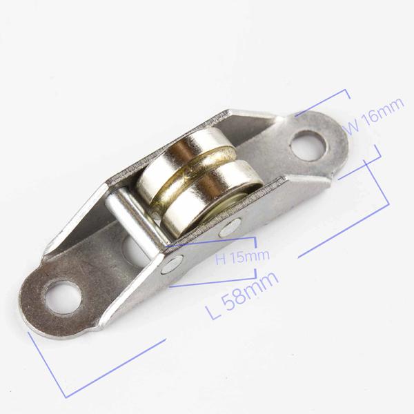 15mm Width Single U Groove Nylon Roller Wheel for Sliding Window Free Sample and Steel Frame