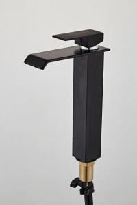 Best Black SUS Spray Paint Basin Above Counter Wash Basin Faucet wholesale