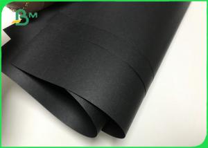 China 110gsm To 170gsm Double Sides Solid Black Craft Paper Rolls For Clothes Tag on sale