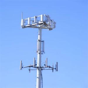 China Round Pole Gsm Monopole Communication Tower 20m on sale