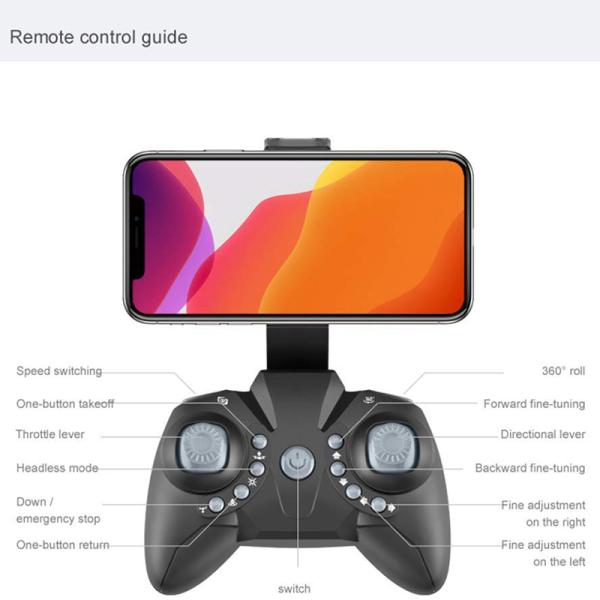 HD Camera Foldable 120° 800mah KK8 RC FPV Quadcopter