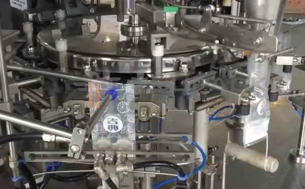 Cheap Rotary Automatic Wrapping Bagging Machine For Filling Candy Pack for sale