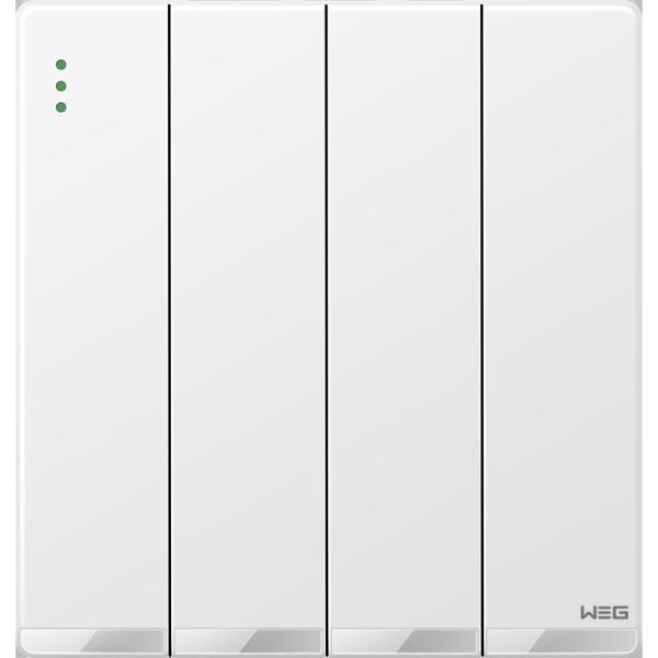 Tin Phosphor Bronze White W74Q/2Y Wall Mounted Plug Socket