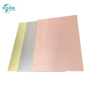 Best ISO9001 Brushed ACP Aluminium Cladding Board Aluminum Composite Panel Lightweight wholesale