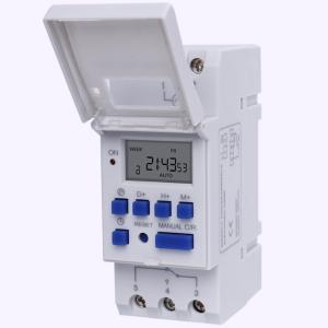 China Electrical Lead Rail ABS Digital Timer Switch 220V 30A 36*66*82mm on sale