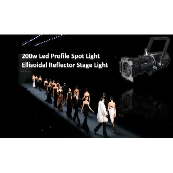 150w/200w Warm / Cool White Led Profile Spotlight Theater TV Studio Equipment