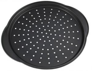 Best Eco-Friendly 100% Food Grade 13 inch Non-stick Round Grill pan with Handle with holes wholesale