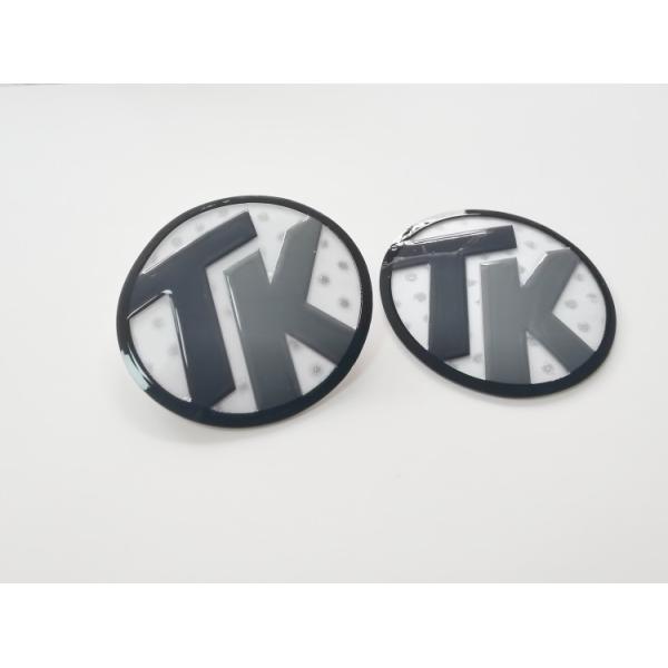 Glossy 3D Effect Trademark Custom Silicone Labels Multi Style