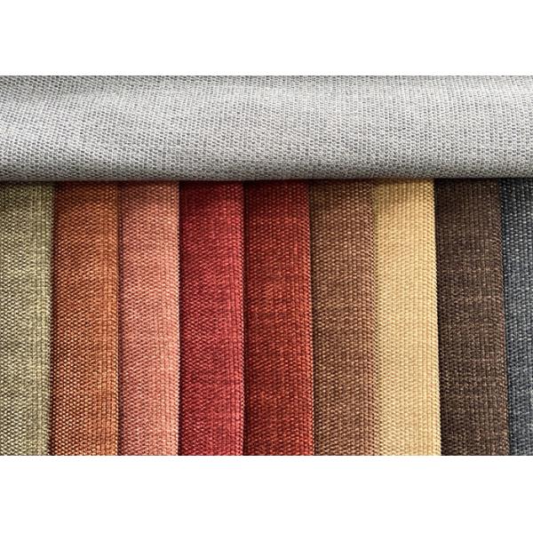 145cm Chenille Sofa Fabric Plain Grey Chenille Upholstery Fabric