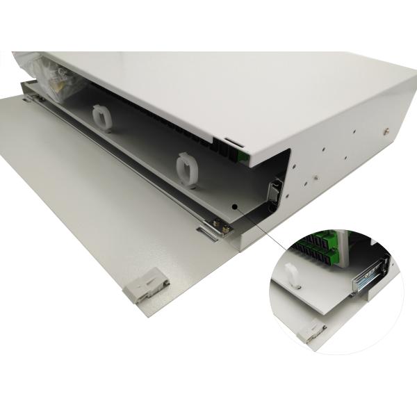 Indoor Metal Slide 2U 48 Port Patch Panel Rack Mount