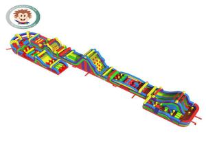 China Popular Inflatable 5k Obstacle Course Long Distance EN14960 Standard  For Team Building on sale